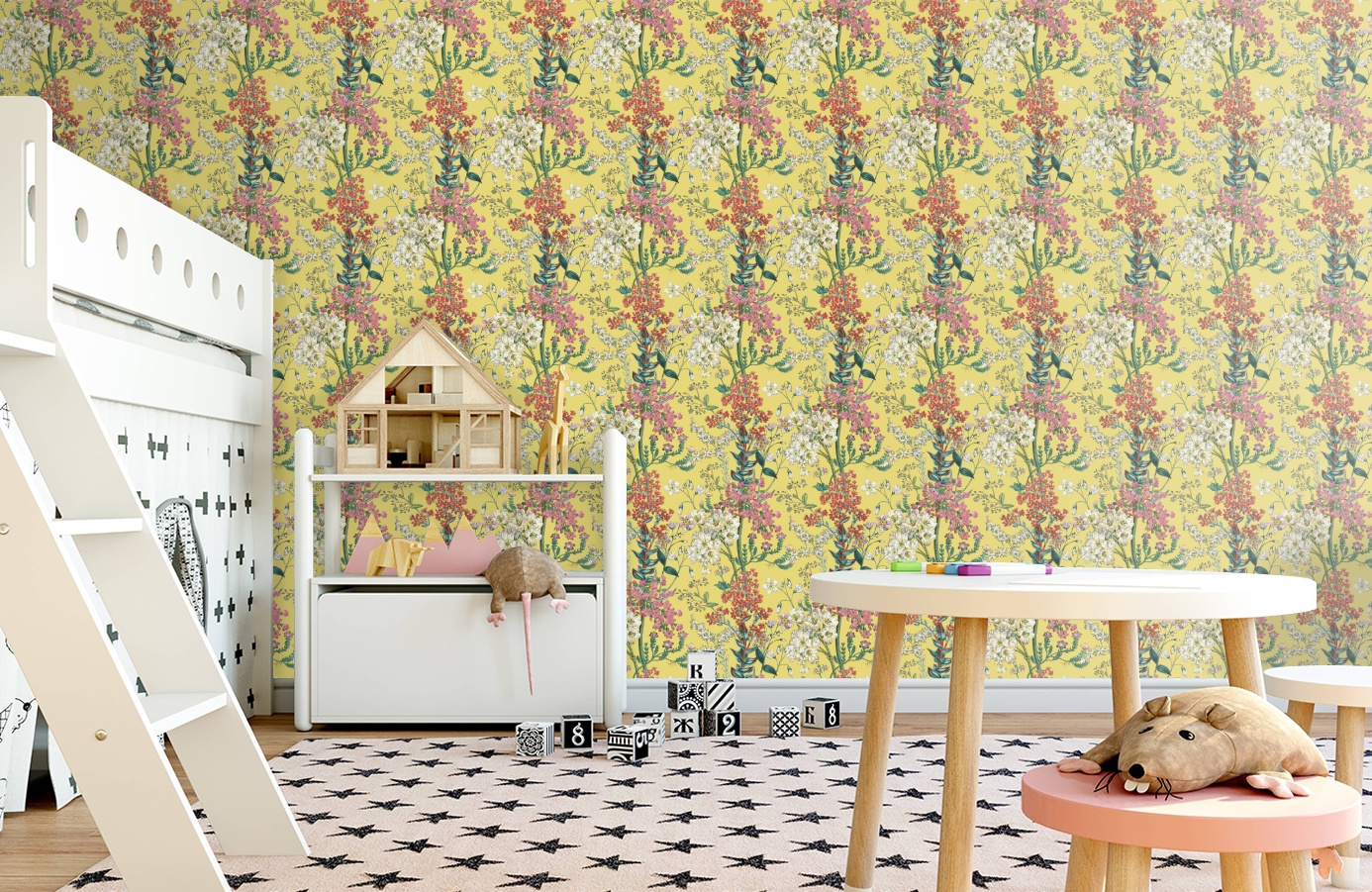 Обои 90570 фото в интерьере детская