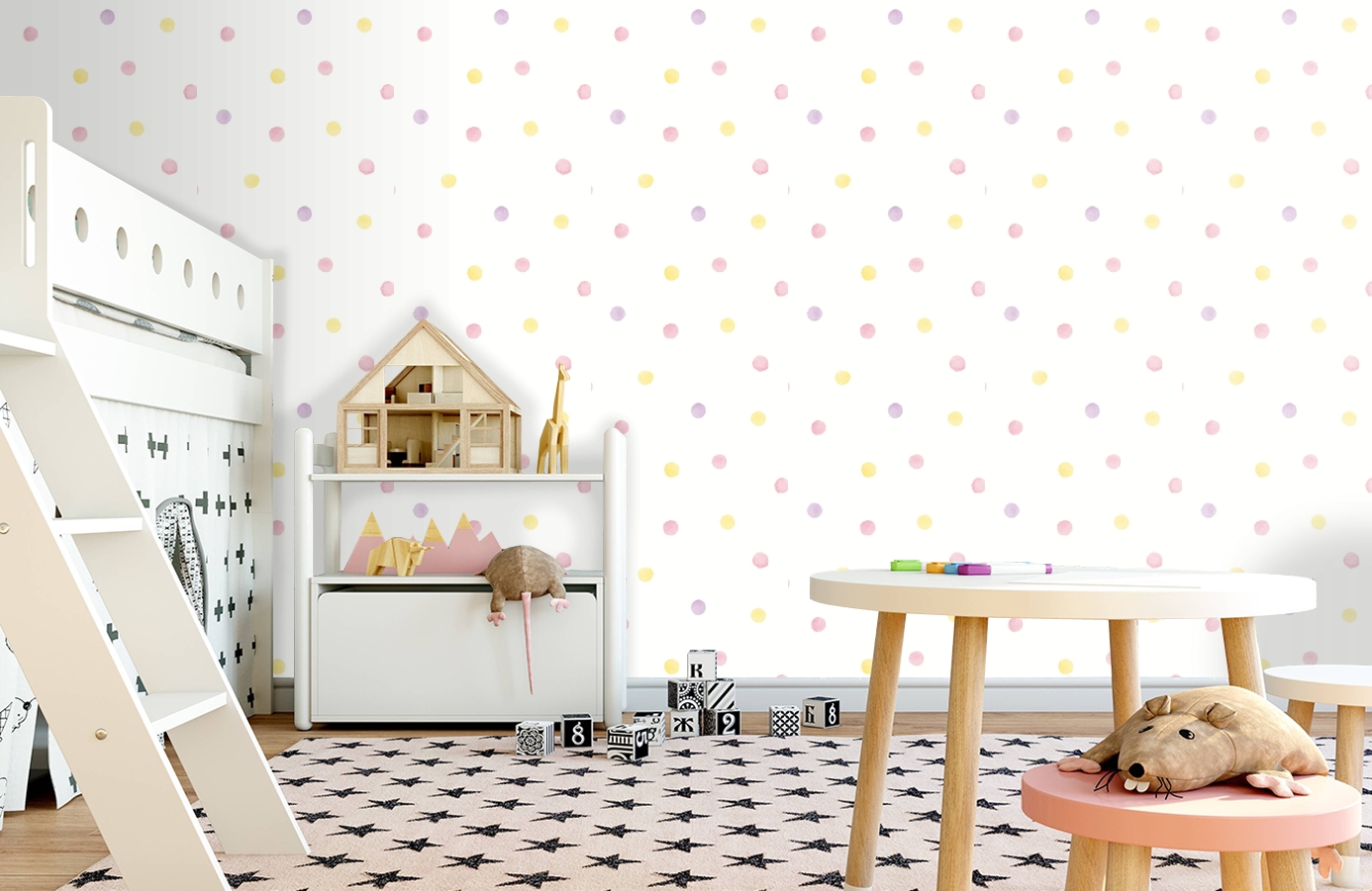 Обои 91000 фото в интерьере детская