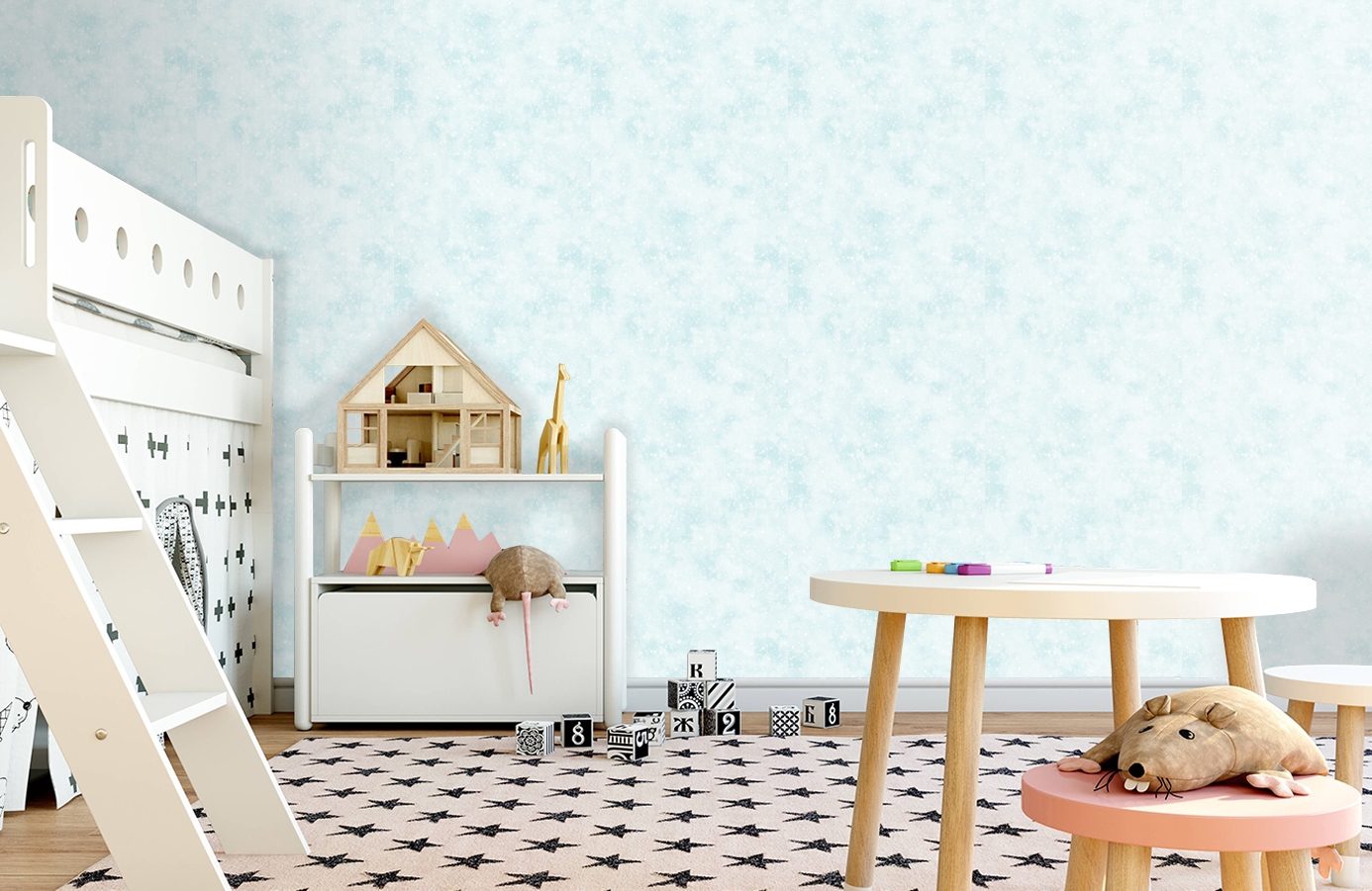 Обои 91060 фото в интерьере детская