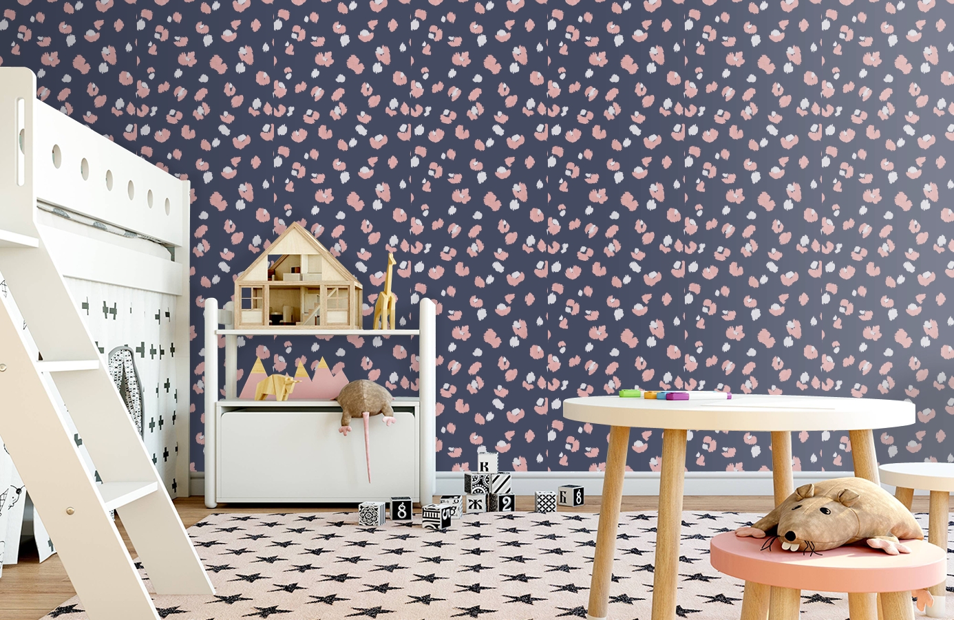 Обои 91071 фото в интерьере детская