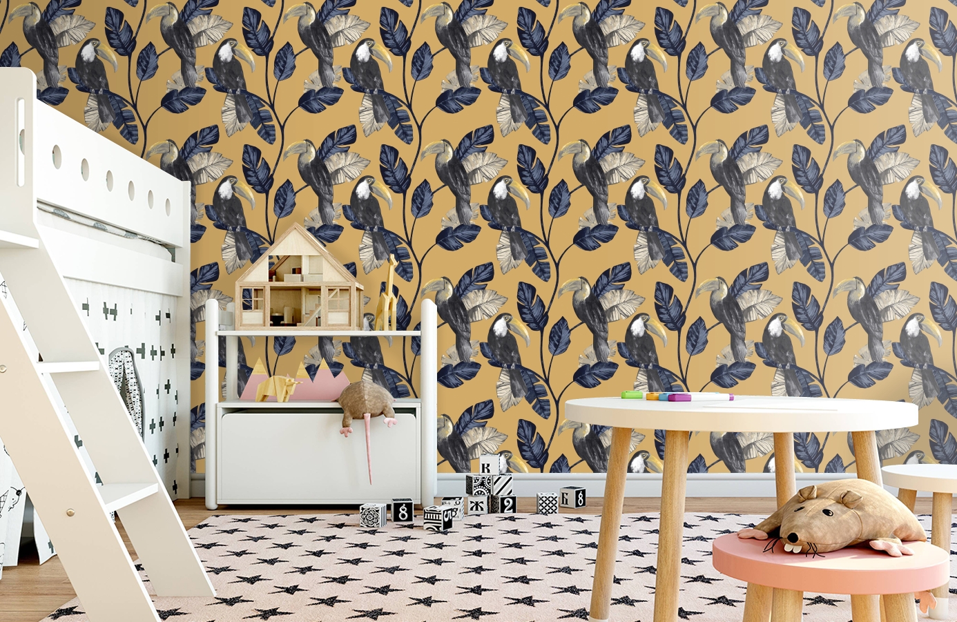 Обои 91342 фото в интерьере детская