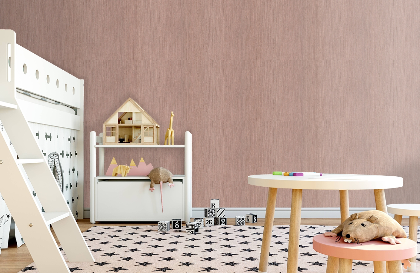 Обои BT1005 фото в интерьере детская Обои BT1005 фото в интерьере детская