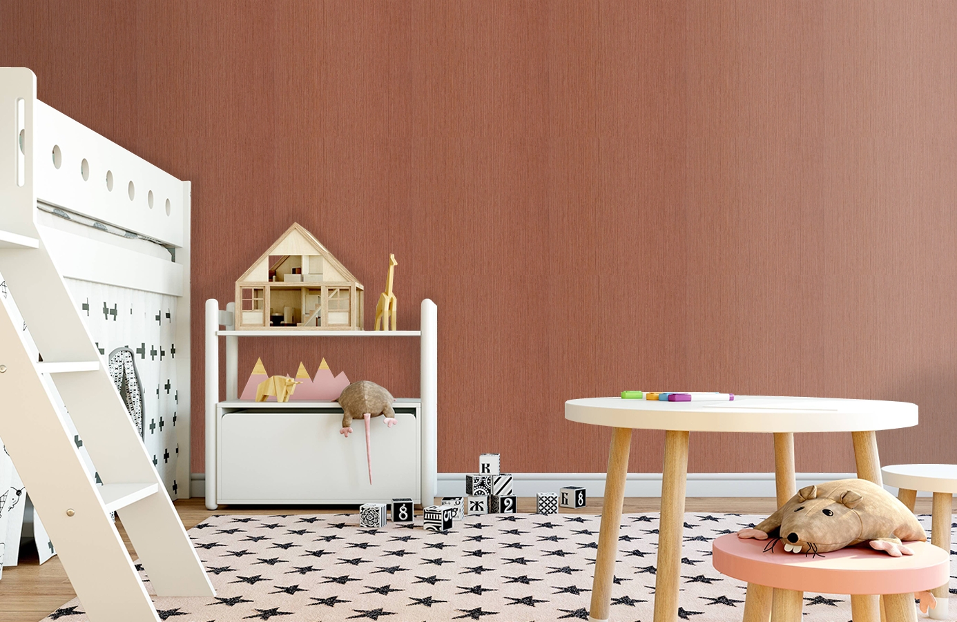Обои BT1009 фото в интерьере детская Обои BT1009 фото в интерьере детская