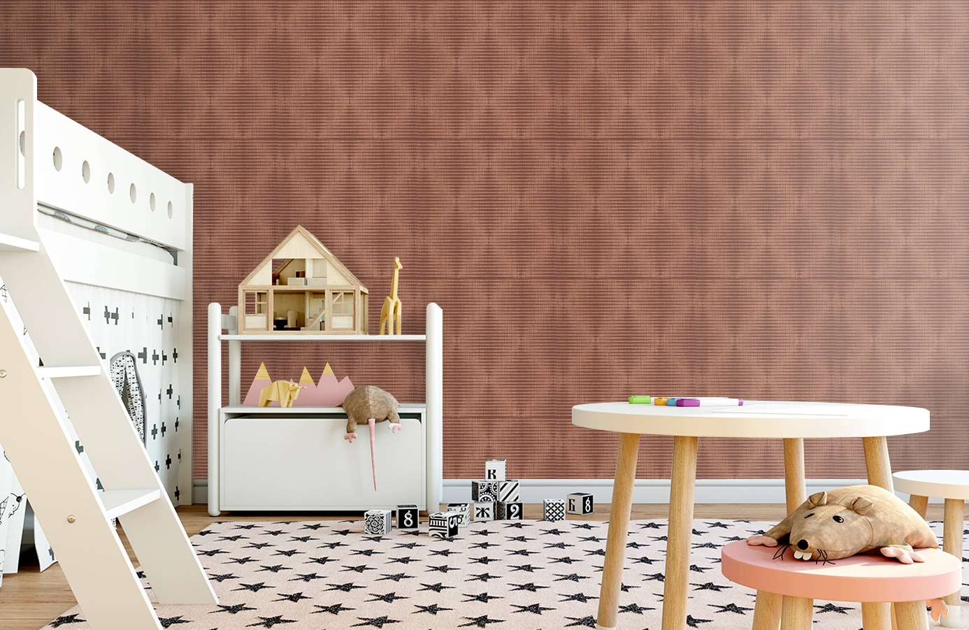 Обои BT3208 фото в интерьере детская