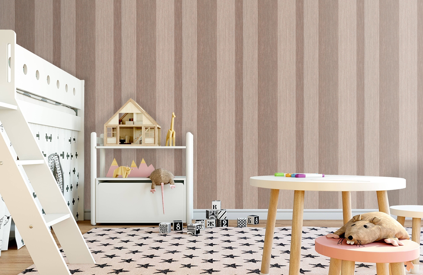 Обои BT4006 фото в интерьере детская