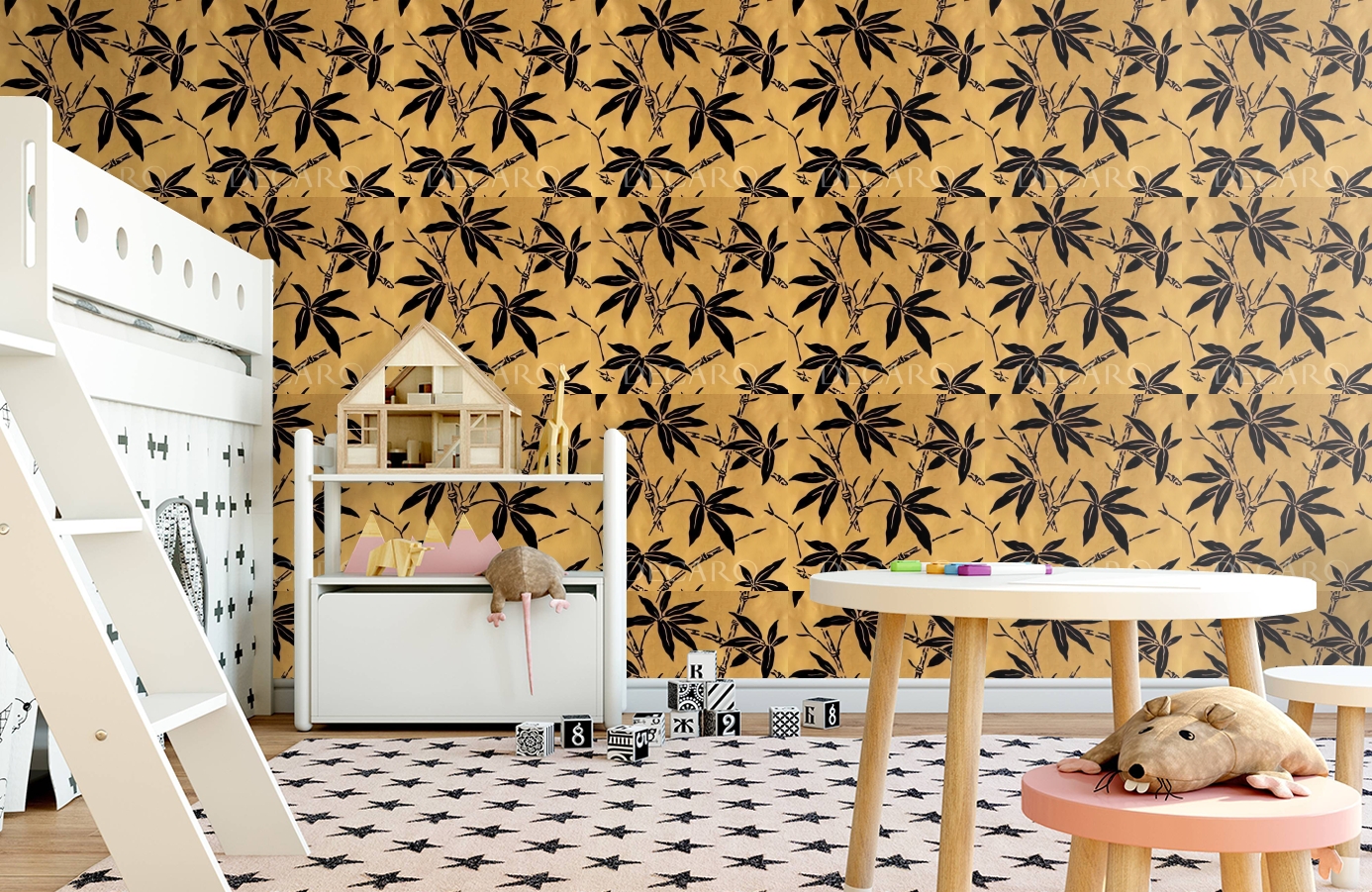 Обои BW45006-2 фото в интерьере детская
