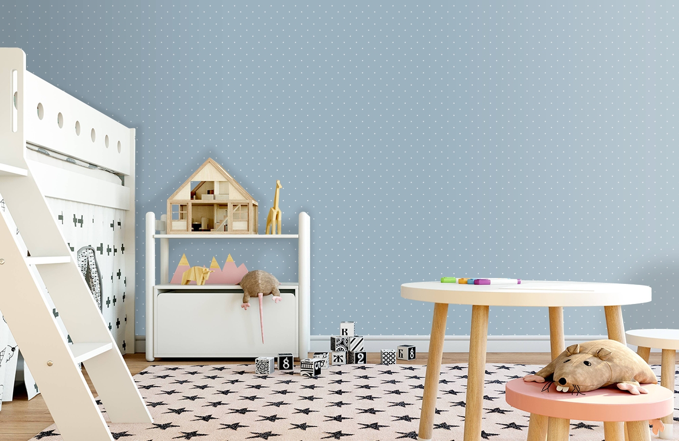 Обои JR1104 фото в интерьере детская