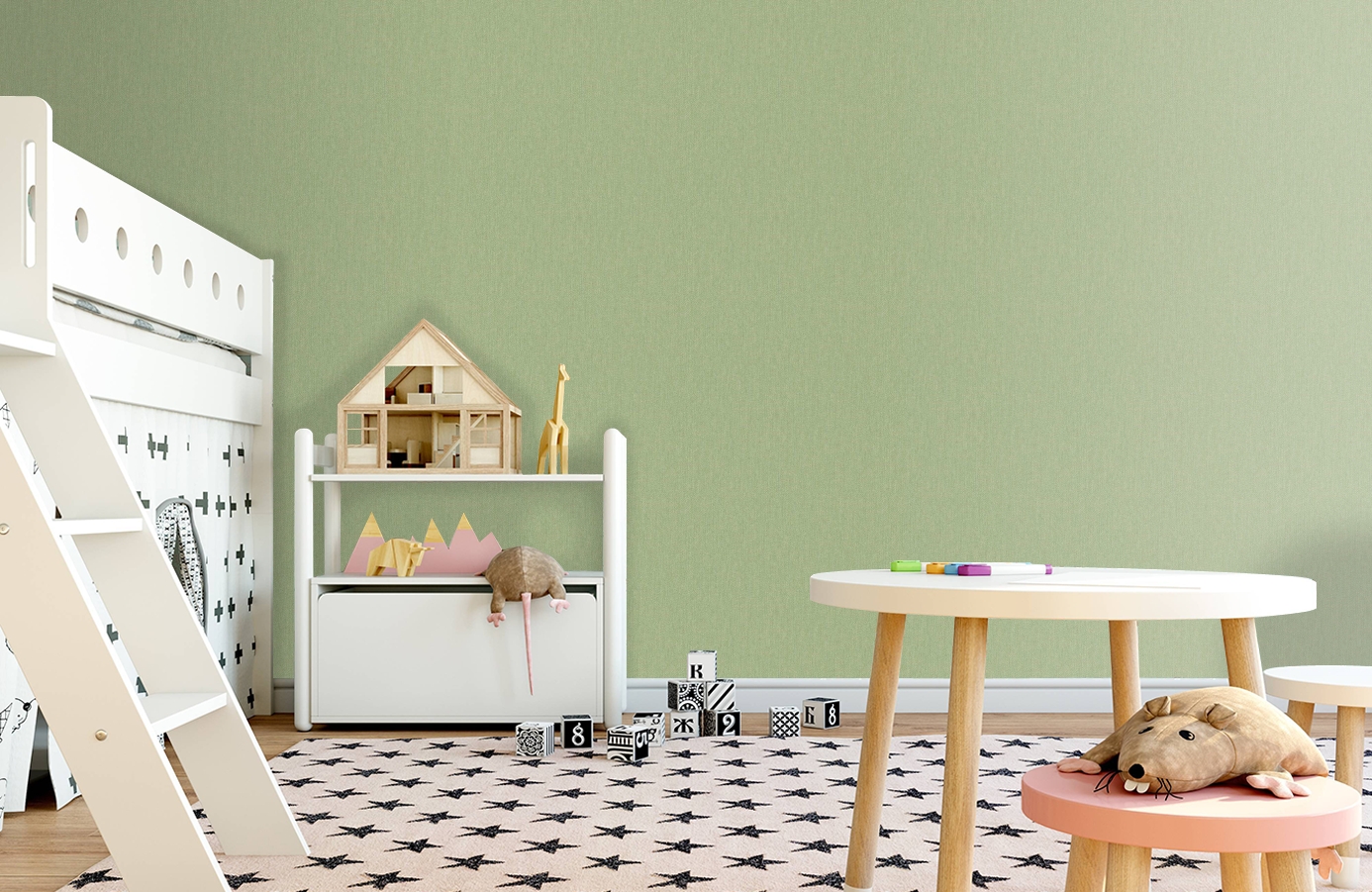 Обои JR1212 фото в интерьере детская