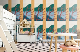 Обои KS6001 фото в интерьере детская превью