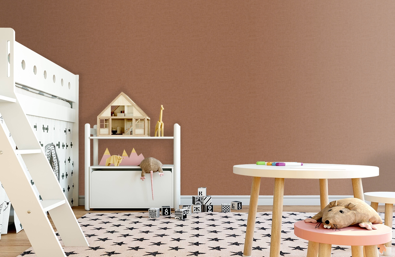 Обои MR71300 фото в интерьере детская