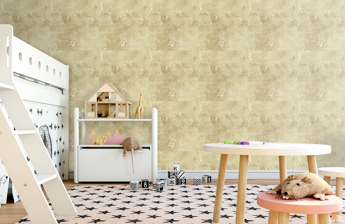 Обои VF30907 фото в интерьере детская