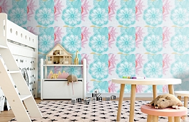Обои VP2104 фото в интерьере детская превью