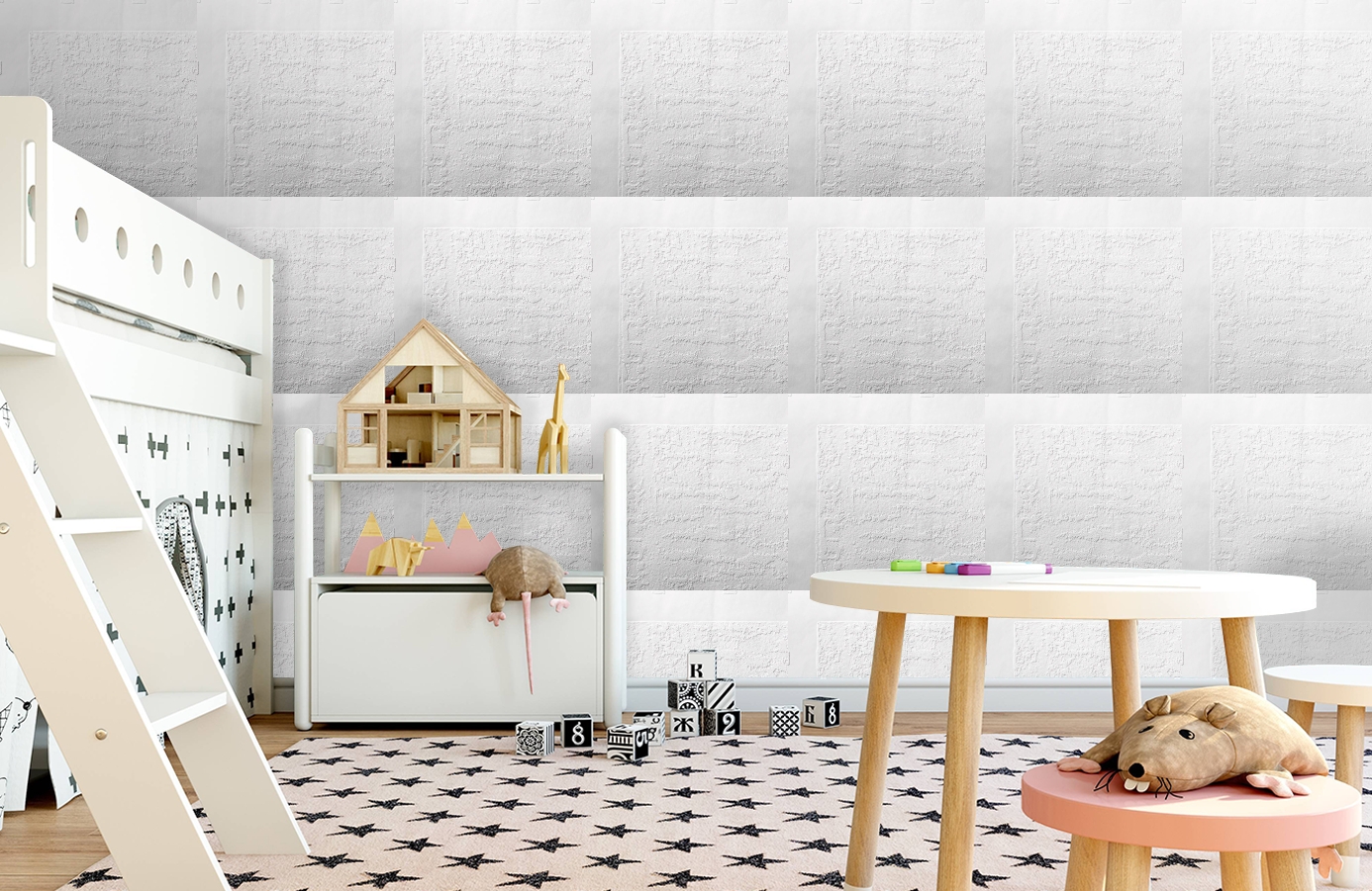 Обои 1882 фото в интерьере детская