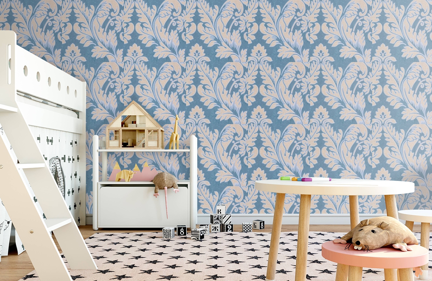 Обои 56802 фото в интерьере детская