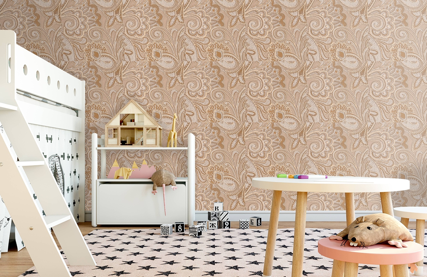 Обои 56823 фото в интерьере детская