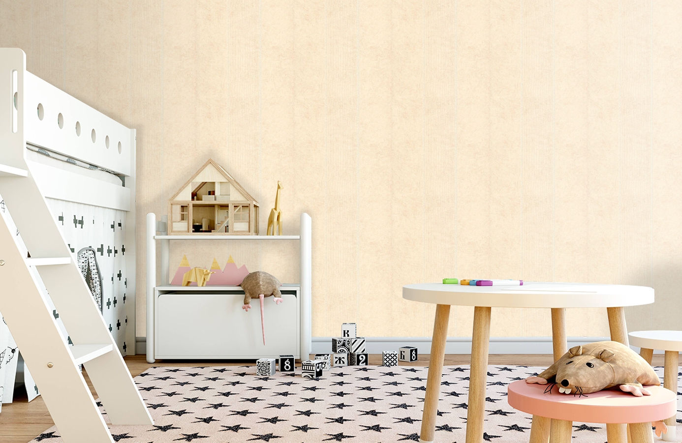 Обои 56846 фото в интерьере детская