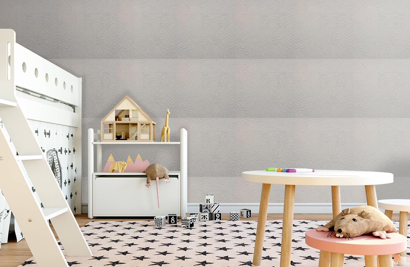 Обои 9407 фото в интерьере детская