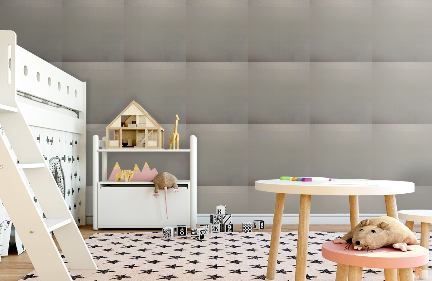 Обои 9869 фото в интерьере детская