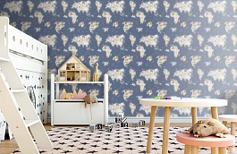 Обои 210910 фото в интерьере детская превью