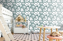 Обои 1965-1 фото в интерьере детская превью