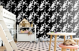 Обои 1966-2 фото в интерьере детская превью