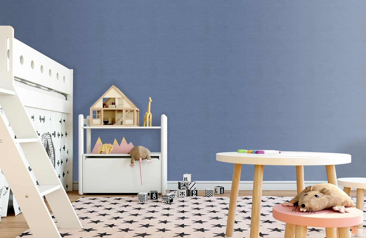 Обои 4830-6 фото в интерьере детская