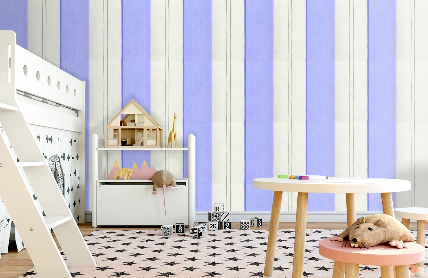 Обои 72250412 фото в интерьере детская