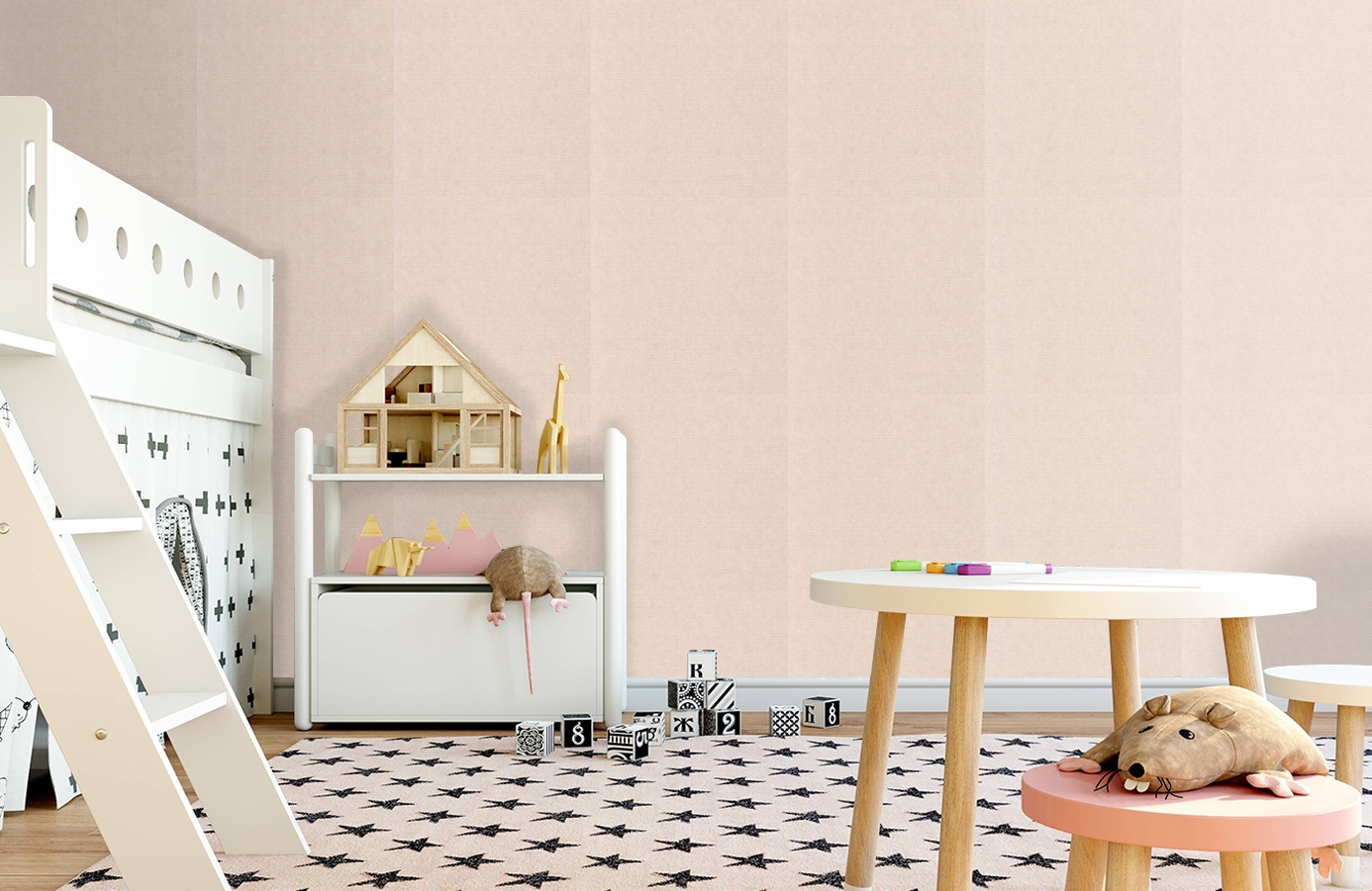 Обои 72280657 фото в интерьере детская