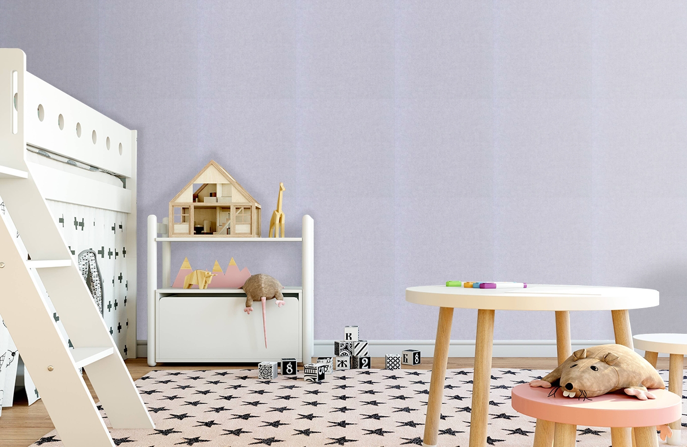 Обои 72280882 фото в интерьере детская
