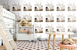 Обои M1003-1 фото в интерьере детская превью