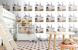 Обои M1003-3 фото в интерьере детская превью