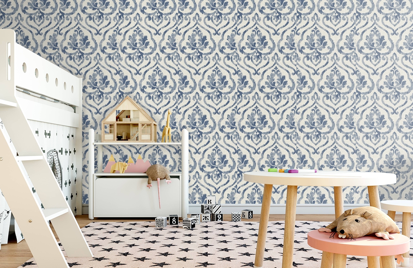 Обои МТ81910 фото в интерьере детская