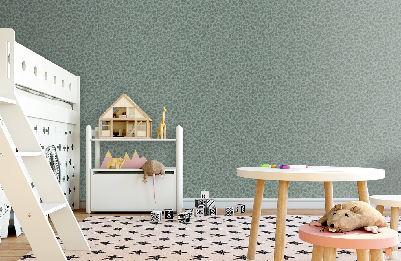 Обои 220146 фото в интерьере детская Обои 220146 фото в интерьере детская