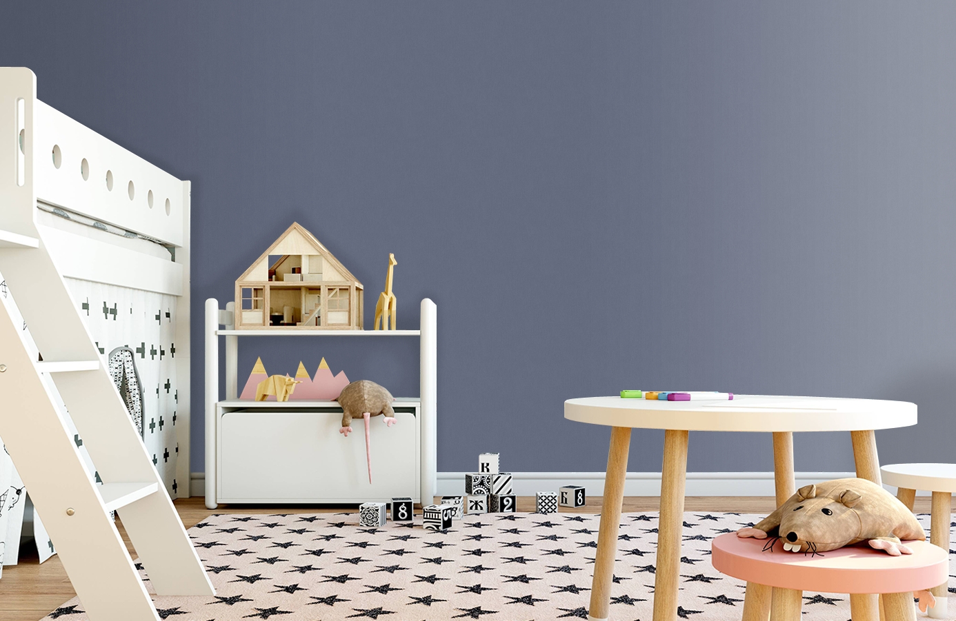 Обои 3365-14 фото в интерьере детская