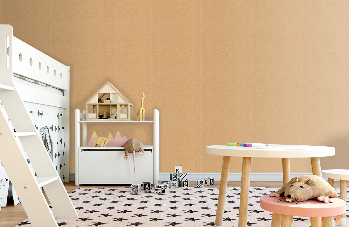 Обои 68521920 фото в интерьере детская