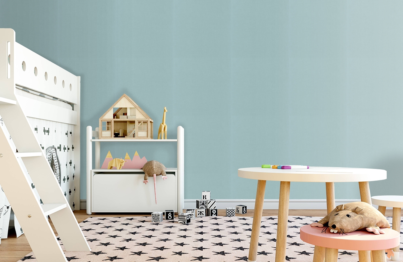 Обои 68526066 фото в интерьере детская