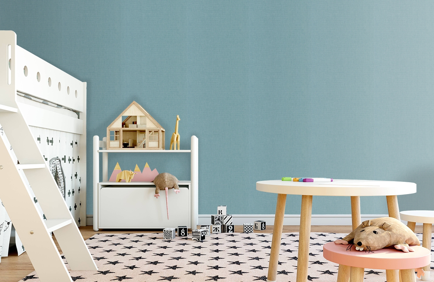 Обои 68526355 фото в интерьере детская