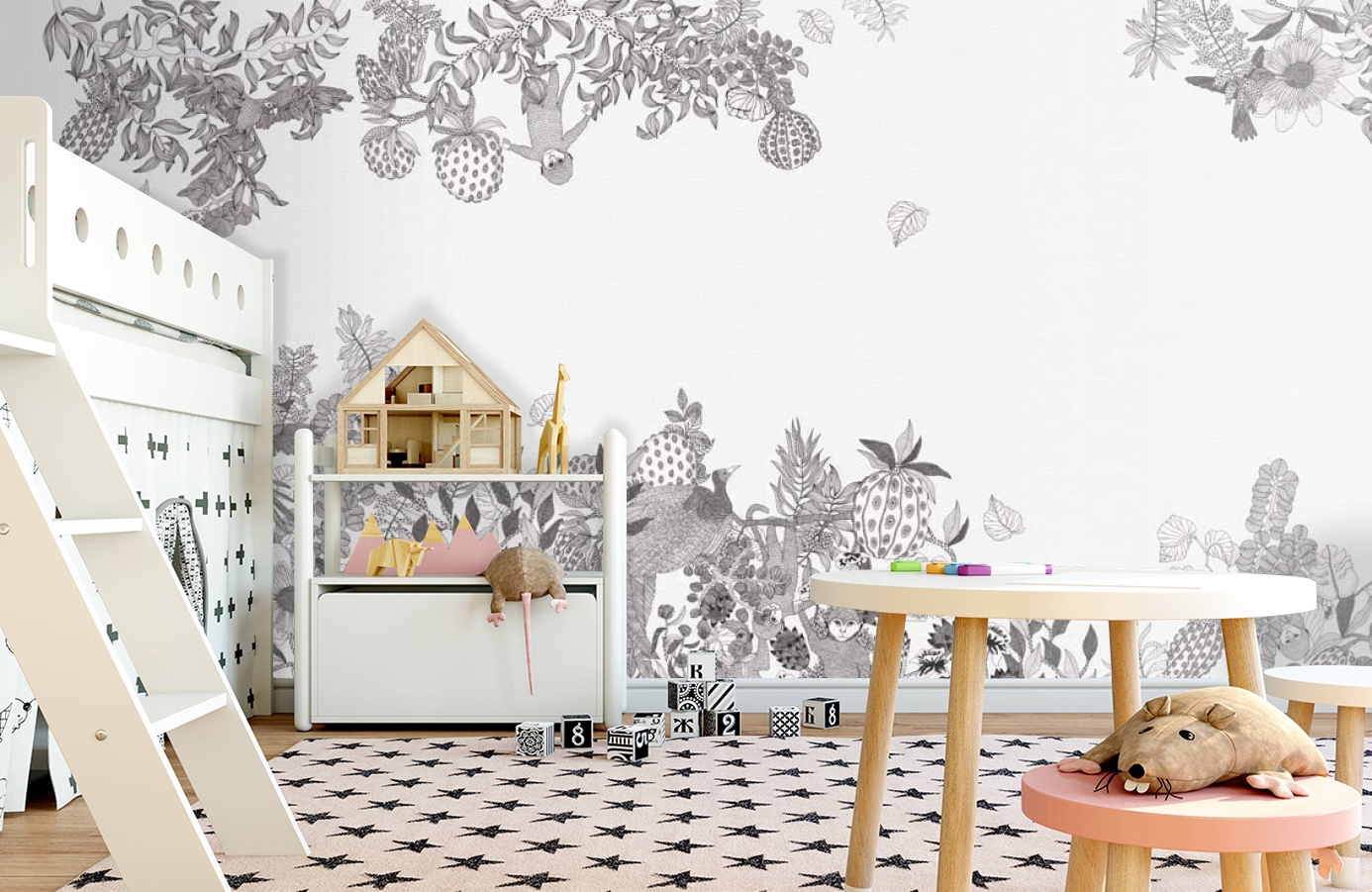 Обои E040704-13 фото в интерьере детская