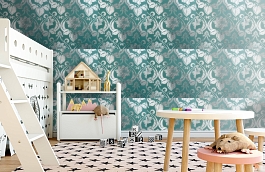 Обои 1332-12 фото в интерьере детская превью