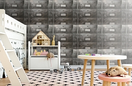 Обои Curator Pewter CU03 фото в интерьере детская превью