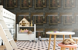 Обои Gallery C Red фото в интерьере детская превью