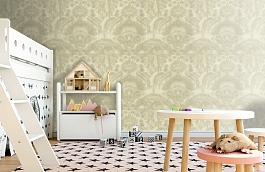 Обои Kew Sand фото в интерьере детская превью