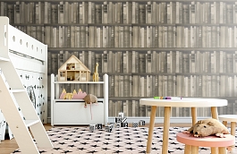 Обои Library A Cocoa фото в интерьере детская превью