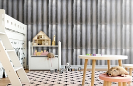 Обои Palmer Steel PA02 фото в интерьере детская превью