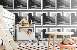 Обои Studio A Gray фото в интерьере детская превью