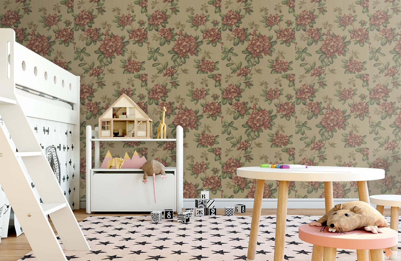 Обои CCE130072 фото в интерьере детская