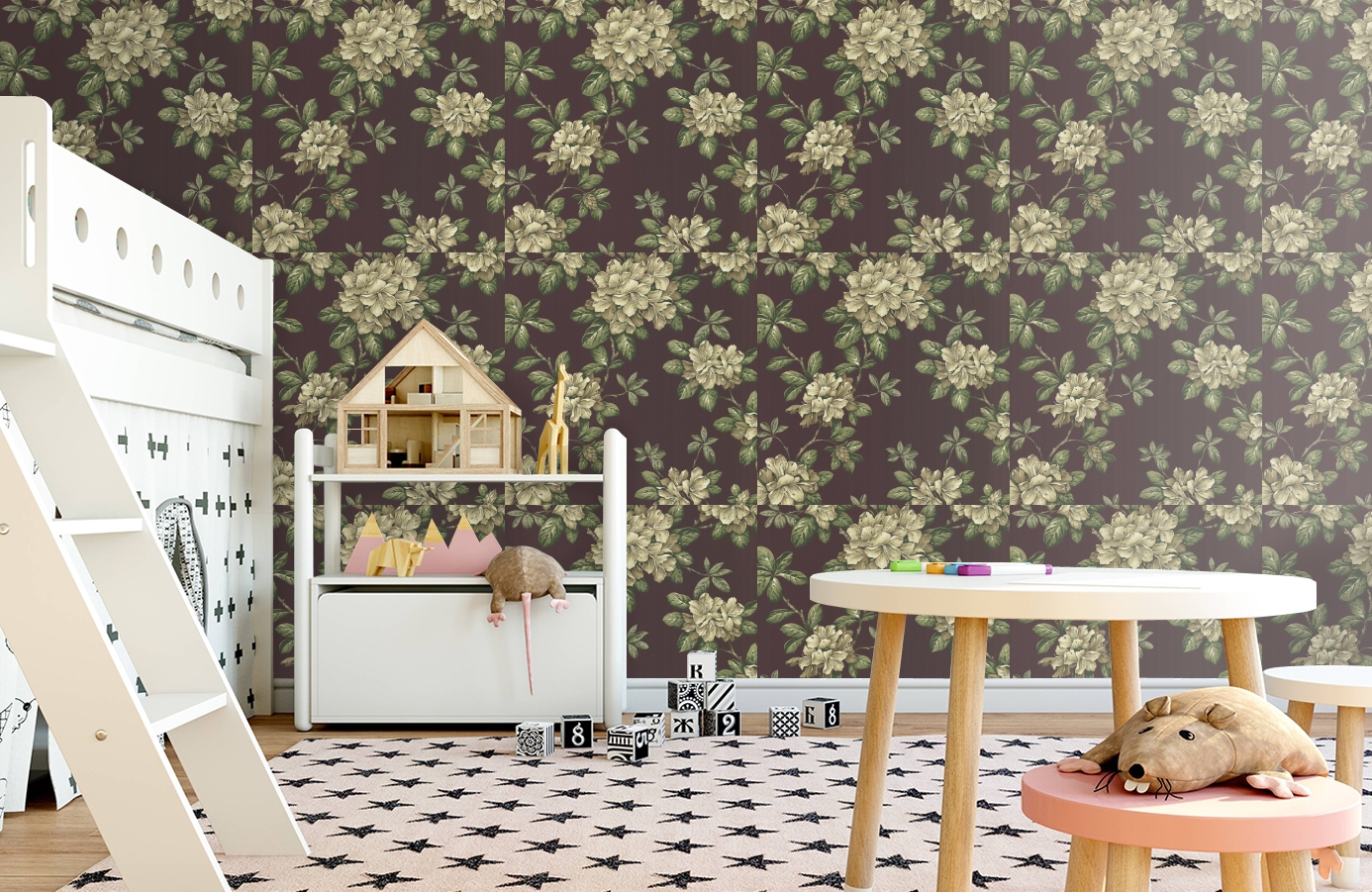 Обои CCE130076 фото в интерьере детская