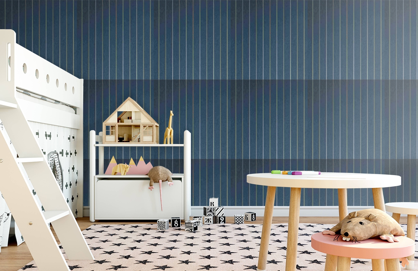 Обои CS90512 фото в интерьере детская