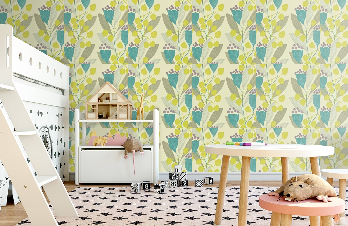 Обои DCFL211651 фото в интерьере детская