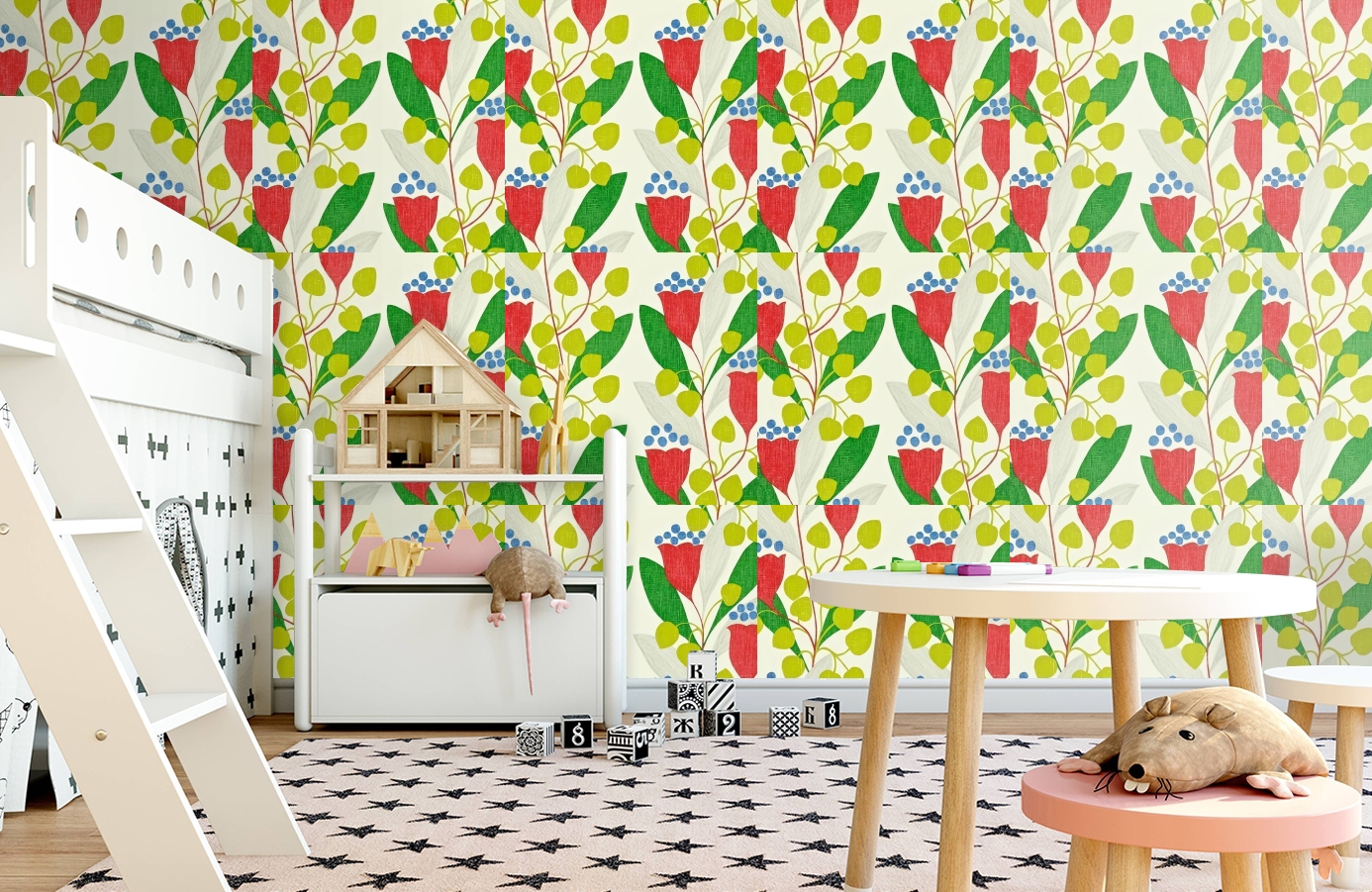 Обои DCFL211655 фото в интерьере детская